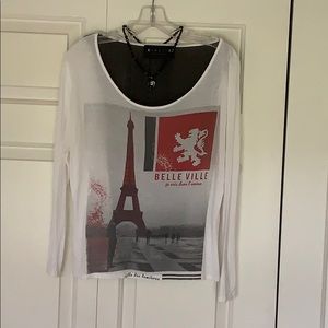 “Kinetix” Tee w/ Eiffel Tower